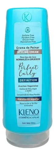 Crema De Peinar Perfect Curly Kleno Rulos Hidratante X 200