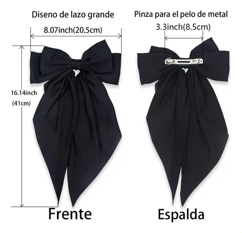 3 Lazos For El Pelo, Grandes Y Elegantes, Accesorios For Qd