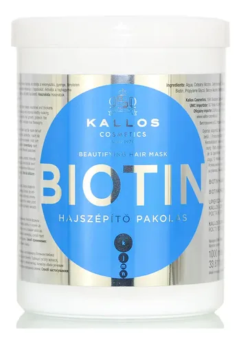 Mascarilla Capilar Kallos Cosmetics Biotina Embellecedora 1l
