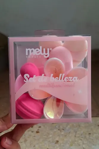 Kit De Esponjas Mas Gancho De Pelo En Forma De Flor