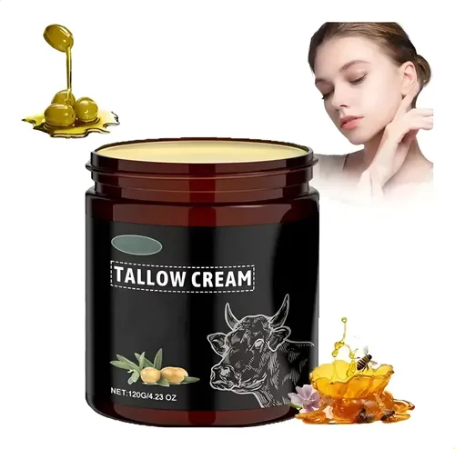 Crema Hidratante De Sebo De Res Para La Piel, Acné, Cuidado