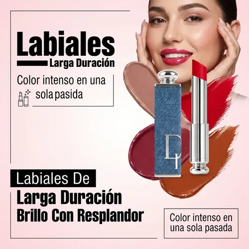 Debby Rose Labiales De Larga Duración Brillo Con Resplandor