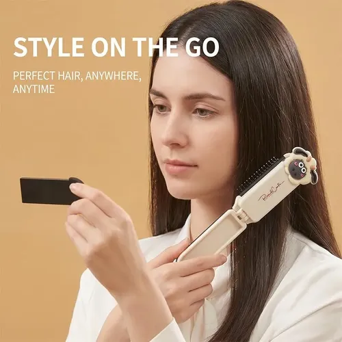 2cepillo Cabello Plegable Viaje Mujer Mini Portátil Bolsillo