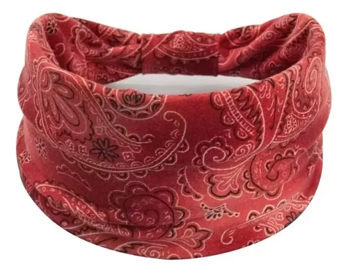 4 Uds Pelo Rojo De Yoga Ajuste Ancho Diadema Deportes,