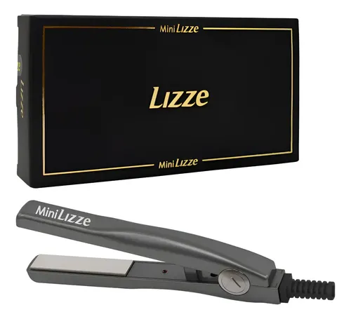 Lizze Mini Planchita Para Cabello Ideal Flequillera Portátil Plateado