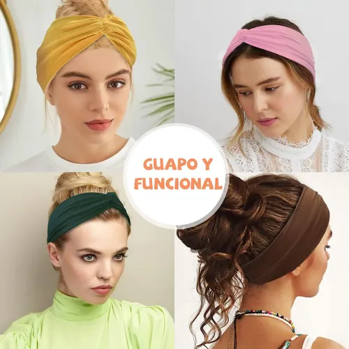 12 Piezas Banda Deportiva Para El Cabello P
