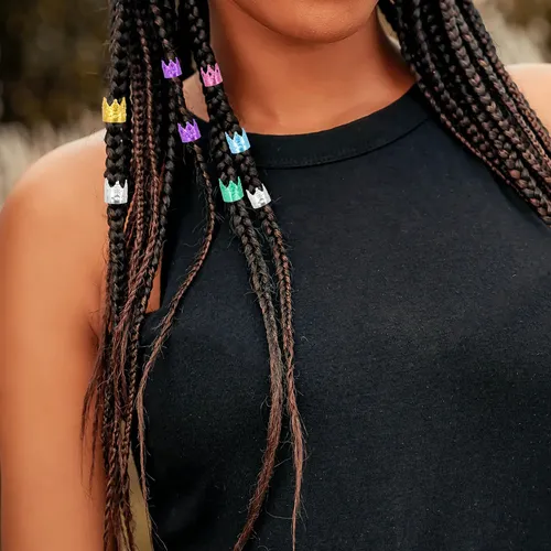 Anillos Para Extensiones De Cabello Con Forma De Corona, 100