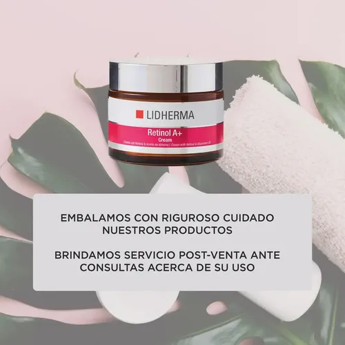 Crema Retinol A+ 50 Ml Lidherma 30+ Renovador Facial