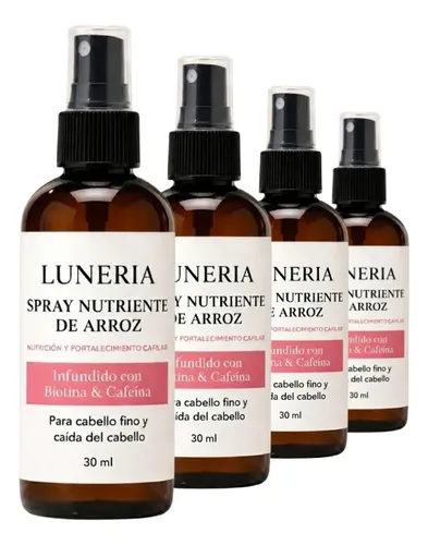 Spray Capilar Luneria Formula Liviana Sin Efecto Graso 4×2