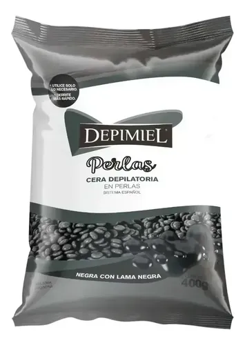 Cera Perlas Negra Depilatoria Sistema Español Depimiel 800gr