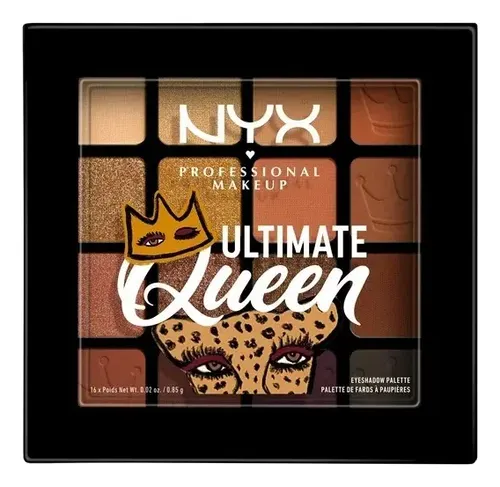 Paleta Sombras Ultimate Shadow Queen Nyx Makeup 16 Tonos