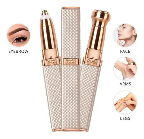 Depilador Facial 2 En 1 Recargable Lápiz Labial Wod