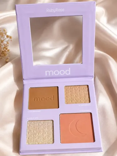 Paleta Ruby Rose| Rubor, Contorno E Iluminador