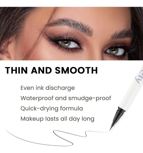 Kit Cejas Marrón Medio Con Stencil Lápiz Y Pincel