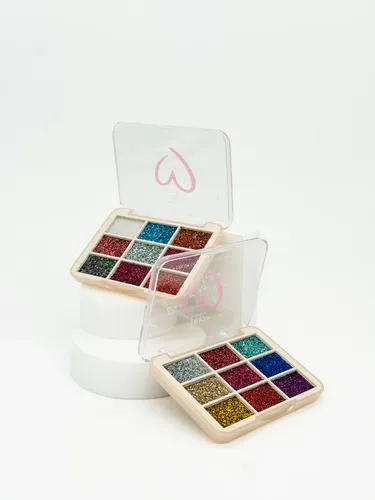 Sombra Para Ojos Con Glitter X 9 Colores Tejar