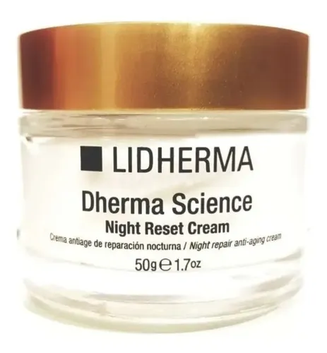 Dherma Science Night Reset Crema Lidherma Pieles Estresadas Tipo de piel Todo tipo