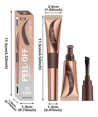 Feicuiyun-gel De Tinte Para Cejas Con Curva Pequeña.