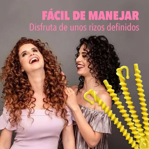 Rulos De Cabello En Espiral, Rizos Sin Calor 24 Unidades Qd
