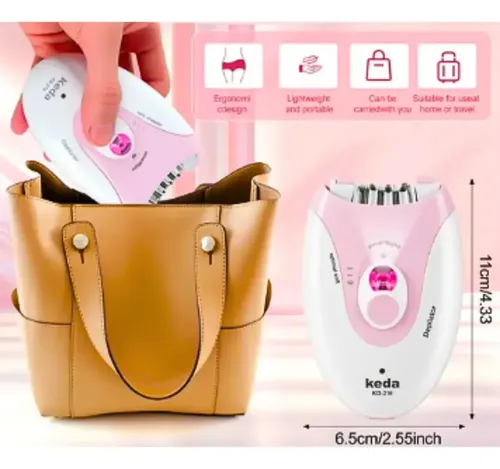 Depiladora Corporal Con Luz Daling Inalámbrica Recargable