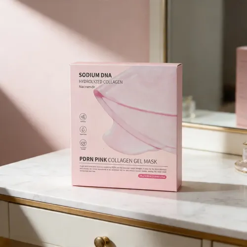 Pack X4 Mascarillas Gel Pdrn Pink Colageno