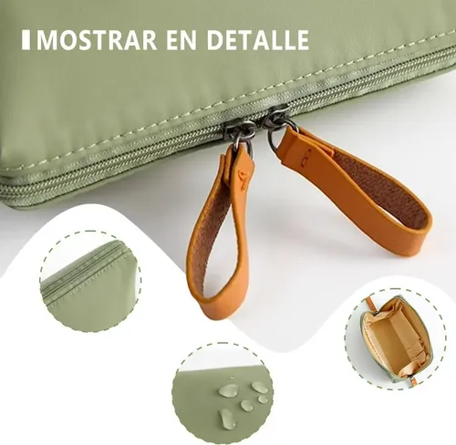 Bolsa De Maquillaje De Viaje Para Mujer Con Compartimentos