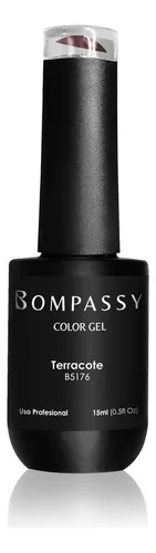 Esmalte Semipermanente 15ml Coleccion Pantone Bompassy Color B5176 – TERRACOTE