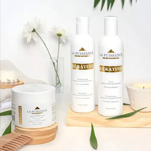Kit La Puissance Keratina Shampoo + Acondicionador X1000ml