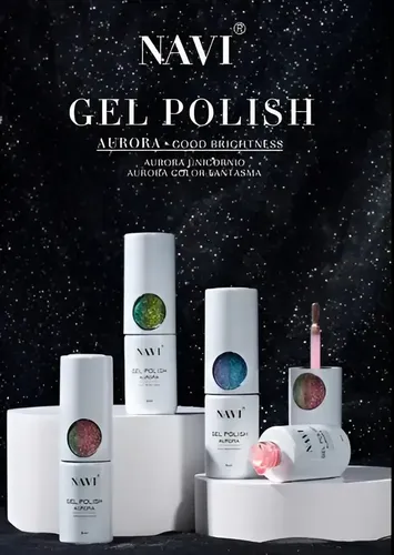 Esmalte Gel Polish Aurora Navi 8ml Uñas Manicura Estética