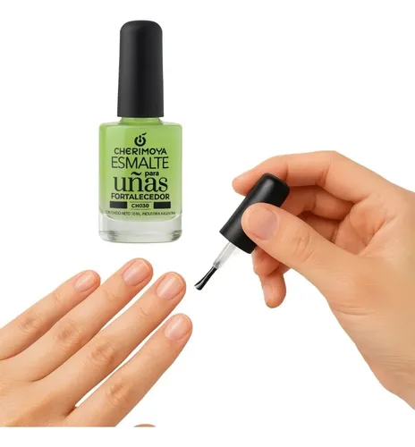 Esmalte Fortalecedor Para Uñas Debiles Quebradiza Cherimoya