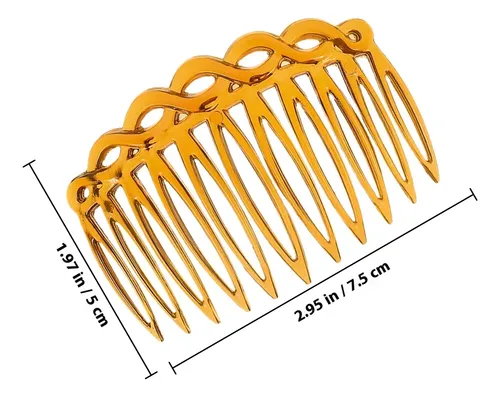 Peines Laterales Para Cabello Mujer, Set 12 Piezas Retro