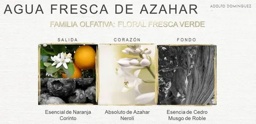 Perfume Mujer Agua Fresca De Azahar Adolfo Dominguez 120ml