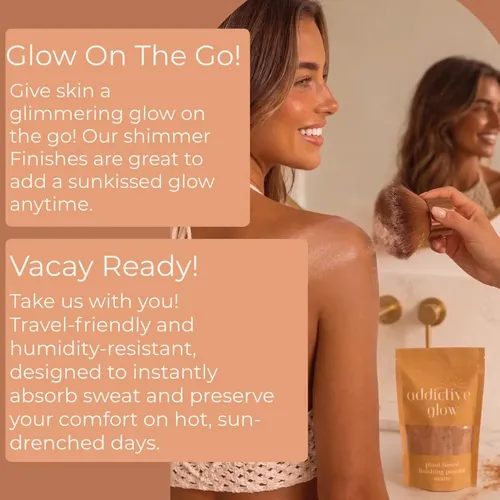 Polvo Fijador Addictive Cosmetics Glow Mate A Base De Planta