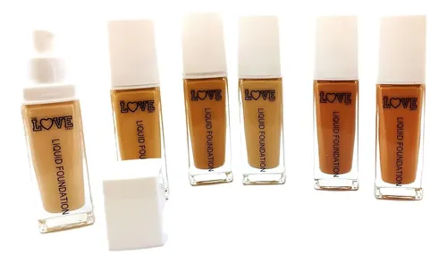 Maquillaje Base Liquida Foundation Matte Tejar Love