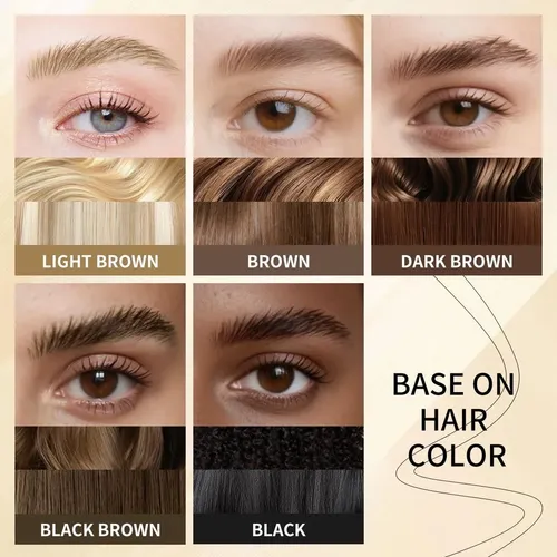 Lápiz De Cejas 2 En 1 W3w Microblading Negro