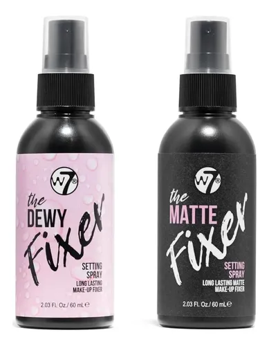 Spray Fijador Dual Para Maquillaje W7 The Fixer Duo