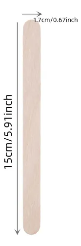 Craft Wood Sticks, Espátula Para Encerar Qudaily, 500 Unidad