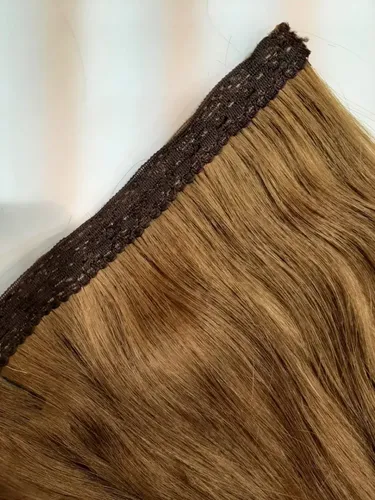 Cortina De Cabello Natural 1metro De 25cm De Largo Con Color