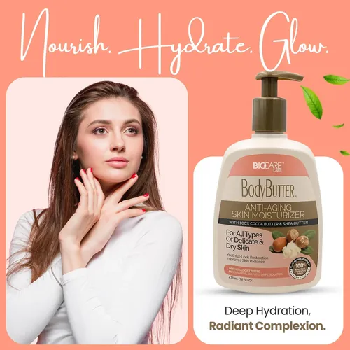 Manteca Corporal Biocare Con Infusión De Manteca De Cacao Y