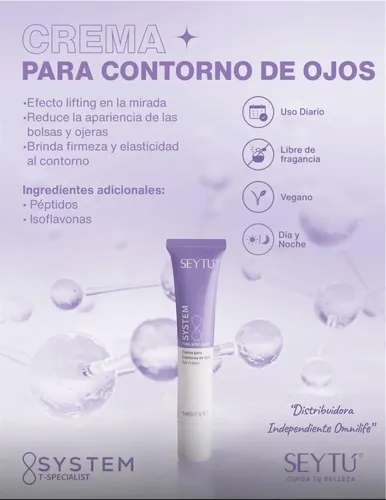 Crema Contorno Ojos Time-specialist Seytú Omnilife Antiedad