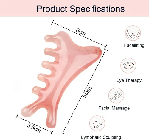 Gua Sha Raspador Masaje Corporal 10×6 Cm