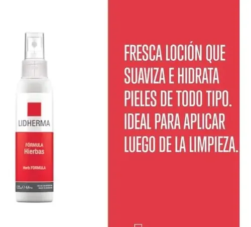 Loción Hierbas Lidherma Descongestiva Hidratante