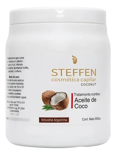 Steffen Tratamiento Nutritivo Mascara Capilar Coconut 1000cc