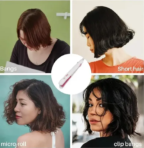Planchita De Pelo Mini Ceramica Viaje Portatil Plancha