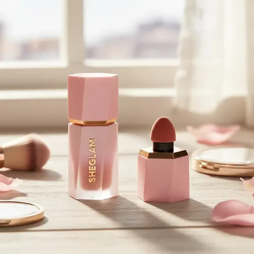 Sheglam Color Bloom Liquid Blush Shimmer Finish Rubor Líquid