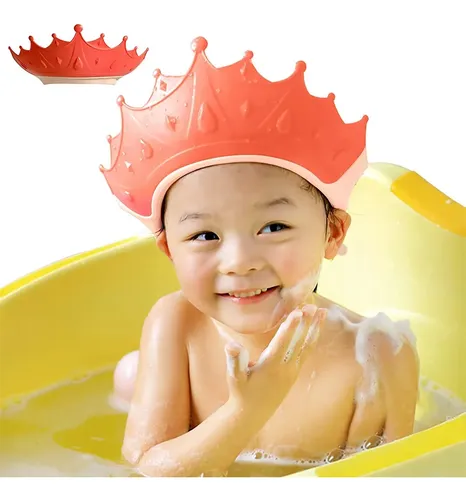 Gorro De Ducha Para Bebés Y Niños: Visera Protectora