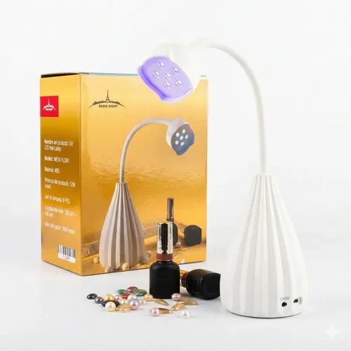Cabina Uv/led 12w Secador Uñas Esculpidas Gelificada Velador