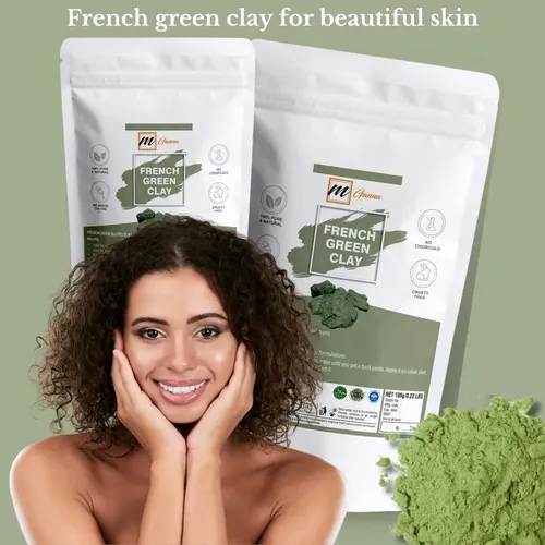 Arcilla Francesa Verde 100 G Para Mascarillas Y Cosmética