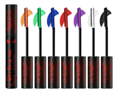 Kit De Rimel Color Arcoíris Halloween Maquillaje Impermeable