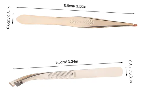 Kit De Pinzas Para Pestañas De 6 Piezas: Pinzas Para Cejas D
