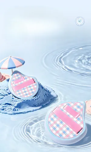 Kit De Maquillaje Con Base De Esponja De Doble Uso Blue Bubb